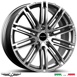 4 wheels TRIESTE - 20' - Anthracite Polished