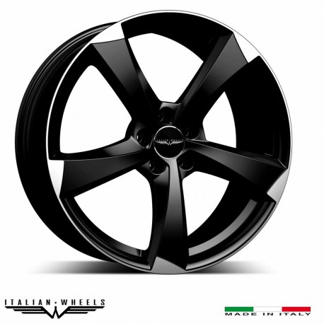 4 wheels IMPERIA - 18' - Polished matte black