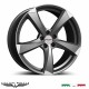 4 wheels IMPERIA - 20' - Polished matte anthracite