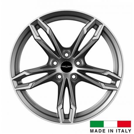 4 Italian Wheels Dazio black 19 inches rim