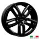 4 jantes Italian Wheels DERVIO Black 17 pouces