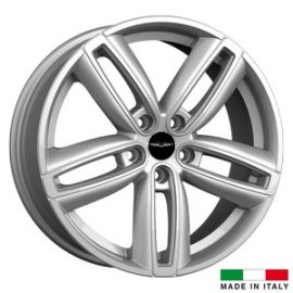4 jantes Italian Wheels DERVIO Silver 17 pouces