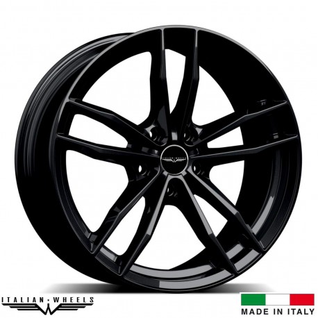 4 Jantes SOLTO - Italian wheels - 17" - Noir