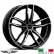 4 Jantes SOLTO - Italian wheels - 17" - Noir poli