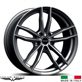 4 Jantes SOLTO - Italian wheels - 18" - Anthracite