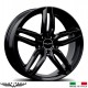 4 Jantes FIRENZE - Italian wheels - 17" - Noir